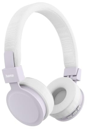 Hama Bluetooth Kopfhörer Lit III, faltbar, mit Mikrofon, 15 Stunden Musik | On Ear weiß, Freedom Lit 3, Headset, gepolstertes, einstellbares Kopfband, Spachsteuerung, Multifunktions-Button