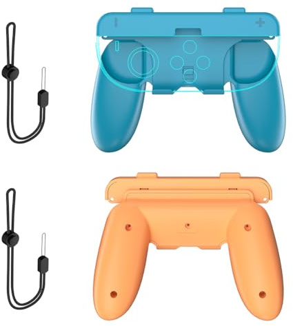 Cymwer 2pcs Handgriffe for for Switch 2 Joy-Con, Ergonomic Links+Right Controller Bracket Stand Holder Controller Gamepad Griff Handgriffe Controller Griff Grip