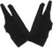 DEARMAMY 1 Pair Digital Drawing Glove Smudge Two Finger Design for Left and Right Hand Lightweight Breathable Artist Gloves for Drawing Tablet Fit for Creators and Designers