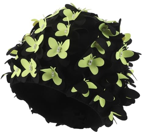 Toyvian Cuffia Per Adulti Con Design Copricapo e Flessibile Per Piscina Per Donne Con o Lunghi Protegge i Danni