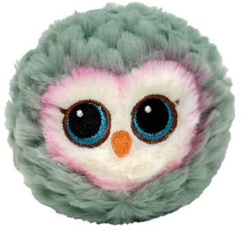 TY - Beanie Bouncers – Eule – springendes Plüschtier zum Sammeln