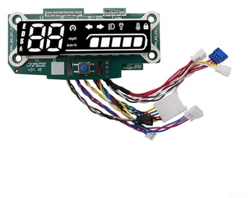 Für E2 Pro Kickscooter Mainboard-Controller-Board mit digitalem Display, unterstützt sowohl KMH-Geschwindigkeitseinheiten und Füllstandüberwachung