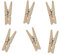PartyDeco Holz Wäscheklammern - 3 cm Dekorative Foto Klammern DIY Wäscheklammern Kleine Wäscheklammern Dekorative Klammern Scrapbooking Fotohalter Geschenk Wäscheklammern Boho