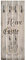 Bilderwelten Wandgarderobe Holz - My Home is My Castle - Haken schwarz - Hoch 100 x 40cm