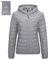 Outdoor Ventures Women's Winter Lightweight Puffer Jacket with Hood, Warm, Short, Packable, Quilted, Transitional, Padded Jacket for Ladies, Lined for Hiking, Travel Foggy Blue L