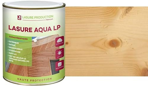 LASURE À L'EAU AQUA LP-Incolore-Bidon de 1 l