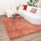 FRAAI Waschbarer Hochflor Teppich - Tidy Terracotta 140x200cm - Polypropylen - Hochflor - Einfarbig - waschbar in Waschmaschine - Modern - Wohnzimmer, Esszimmer, Kinderzimmer, Schlafzimmer - Carpet