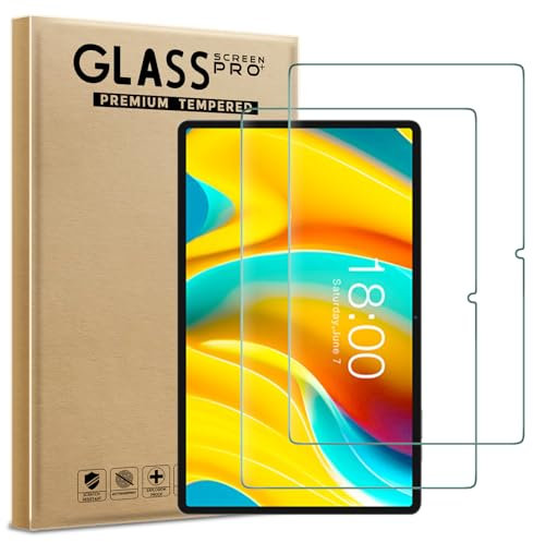 AOKUMA Pellicola proteggi schermo per T50 Pro, [2 pezzi] in vetro temperato per T50 Pro, facile installazione, vetro temperato 9H, senza bolle, ad alta definizione, anti-graffio