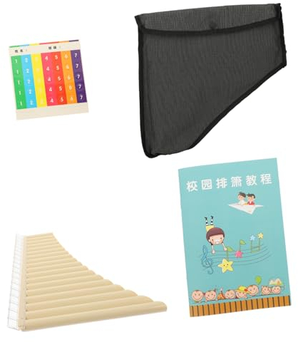 Generic Professionelle Panflöte Für Anfänger Modell Cremefarbe Mit Tragbarem Design Für Auftritte Und Übungen Hand- -koordination