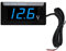 Car Digital Voltmeter Gauge DC 12V, LED Digital Display Voltmeter Car Battery Voltage Monitor for Car Motorcycle(Blue）