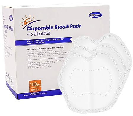 VICASKY 1 Packung Schwangerschaftszubehör Waschbare Stilleinlagen Stillen Still-bh Stilleinlagen Füttern Auslaufsicher -fütterungsunterlage Brustwarze Stilleinlagen Für Babys Weiß