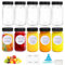 Amentalove 10 Pièces 60ml Mini Bouteille Verre, Petite Bouteille en Verre, Bouteilles Jus, Bouteilles en Verre, Réutilisable Mini Bouteille Shot avec Entonnoir pour Jus de Fruits, Jus de Gingembre