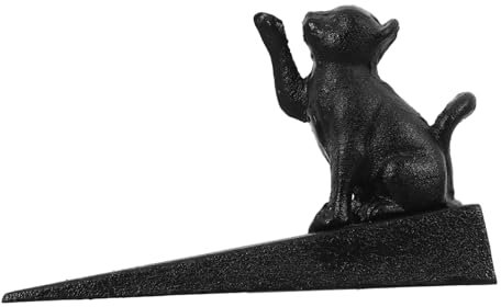 MUSISALY Vintage Cast Iron Door Stop Ornaments Non-Skid Bottom Door Stopper for Safety and Decorative Use in Hallways