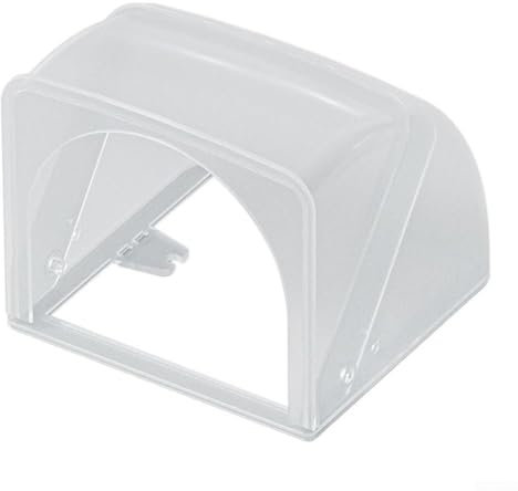 Yhenlovtt Boîte étanche pour prise de courant extérieure, housse de pluie design à 90 degrés, couvercle de boîte de prise électrique murale, interrupteur extérieur pour housse de protection