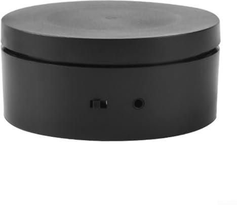 Zilimontt Electric Rotating Turntable,Adjustable Speed Settings Rotating Stand Display Table For Live Video Automatic Revolving Platform For Jewelry, Watch, Perfume (B)
