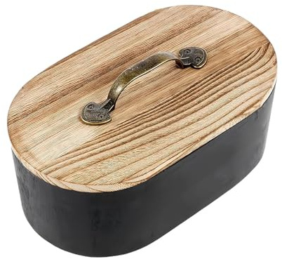 Yongmcxhhj Bindenhalter Für Badezimmer | Aufbewahrungsbox Aus Holz Für Binden Und Tampons | Organizer Für Wattestäbchen Wattepads Haarklammern Medikamente | Aufbewahrung Für Schlafzimmer Wohnung
