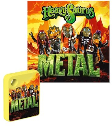 Galakto Audio-Token: Heavysaurus - Metal, Musik für Kinder ab 3 Jahren, Spielzeit ca. 47 Minuten