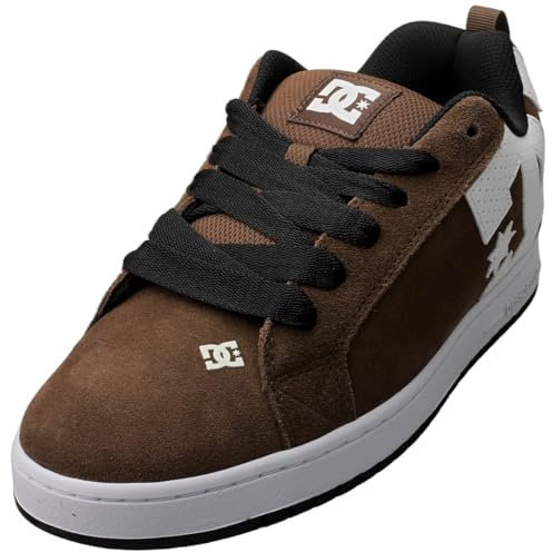DC Shoes Court Graffik Se Brown/White Größe EU 44,5
