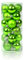 Ectkuee Ø 6 cm / 24pcs Stücke Weihnachtskugeln Set Deko Bunt glänzend Weihnachtsbaum Schmuck Anhänger Weihnachten Neujahr Grün