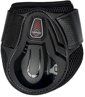 LeMieux Derby Projump Streichkappen Paar Springstiefel, Schwarz, L