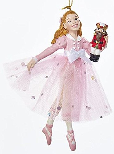 Kurt S. Adler 12,7 cm RESINA ROSA CLARA ORN.