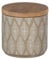 WENKO Universaldose Tupian Beige Keramik - Kosmetikdose, Wattedose, Keramik, 10 x 10.5 x 10 cm, Beige, 10.5 x 10 x 10 cm