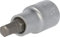 BRILLIANT TOOLS BT022863 1/2 Innensechskant Bit-Stecknuss, 55 mm lang, 8 mm [Powered by KS TOOLS]