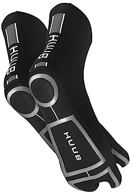 Huub Uni Swim Socks-XL/XXL (44-46) Schwimmsocken, Schwarz