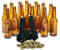 Brew Monkey® Kit d'embouteillage Complet | 13 bouteilles de bière, Capsuleuse Kelly et 25 capsules | Bouteilles | kit de brassage bière | Capsuleur Manuelle | Kit Bière