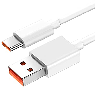 Cable de Carga USB Tipo C Compatible Turbo Charge 5A/45W para Xiaomi Note 9 Pro, Mi 10T, Mi 10S, Poco X3, Poco M2, M4 Pro, Mi 11i, Note 10, Note 10 Pro, Xiaomi Pad 5, Mi 11 Lite, NE, Mi 11T, Note 11