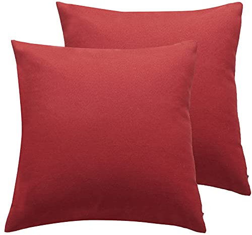 MINGPINHUIUS wasserdichte Kissenbezug Outdoor Kissenbezug 45 x 45 cm für Garten Pavillon Terrasse Zelt Balkon Couch Sofa (2 Stücke)