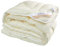 All4All Bettdecke Merino Wool 180x200 Steppbettdecke Schlafdecke Ganzjährig Ecru Wolle Schafwolle Wolledecke