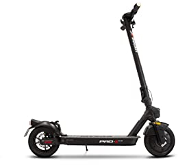 Ducati Pro-II Plus Elektroroller, mit integrierten Blinkern, elektrische und Scheibenbremse, 350 W, Räder 10 Zoll, Schwarz, 116 x 19 x 115 cm, 15,5 kg