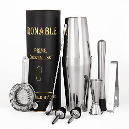 Shaker Cocktail | Kit Barman | Kit Cocktail Acier Inoxydable 750 ml | Magnifiquement Emballé