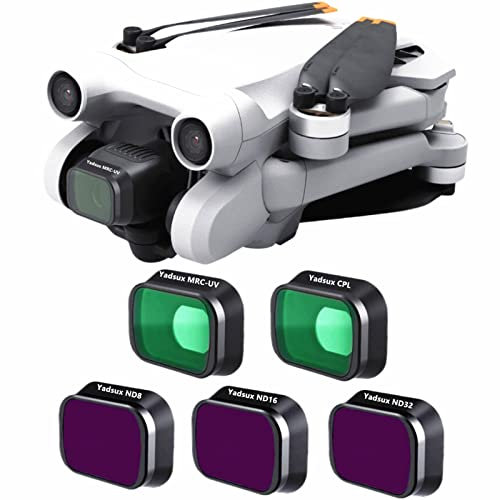 CPL UV ND Filter Set for DJI Mini 3 Pro,Including UV CPL ND4 ND8 ND16 ND32 Filter 5 PCS