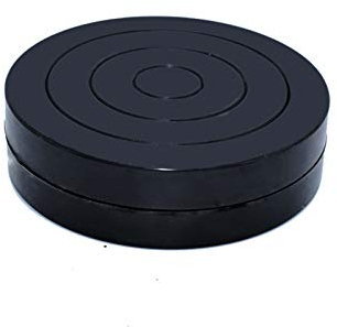 Töpferscheibe 11cm Black Runde Kunststoff Rotary Turnplate Töpferwarn Clay Modellierung Skulptur Machen Plattform Turn Table Für Tonwerkzeug Keramikarbeiten Keramik Clay Art Craft