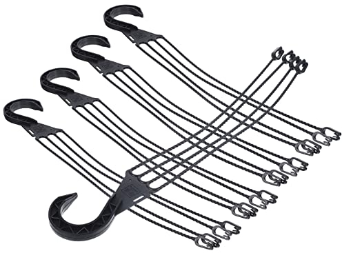 Cabilock 5 Stücke Blumenampel Haken Ketten Kunststoff Hängeampel Halterung Pflanzenaufhänger Pflanzenhalter für Pflanzgefäß Blumentopf Pflanztopf Hängetopf Halter Pflanzen Aufhänger