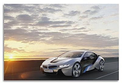 Sportwagen-Poster für BMW I8 Concept Super Car Dekorative Malerei Leinwand Wand und Kunst Bild Familie Schlafzimmer Dekor 30 x 45 cm