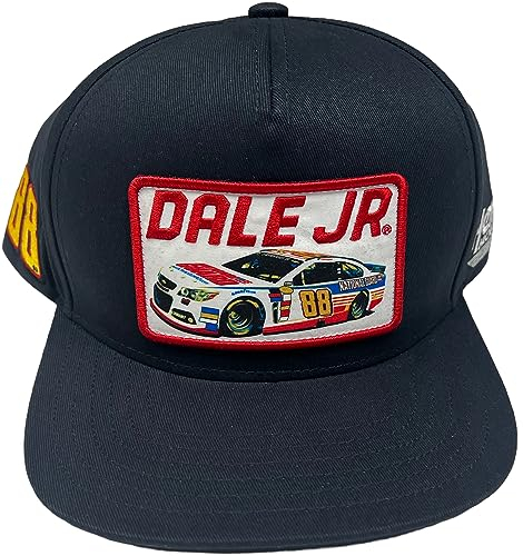 CHECKERED FLAG SPORTS Dale Earnhardt Jr. #88 HMS National Guard Patch verstellbare Mütze blau, Blau, Einheitsgröße