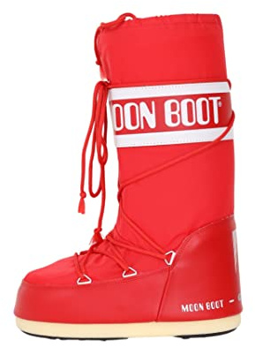 Moon Boot Damen Rote Schneestiefel, 40 EU