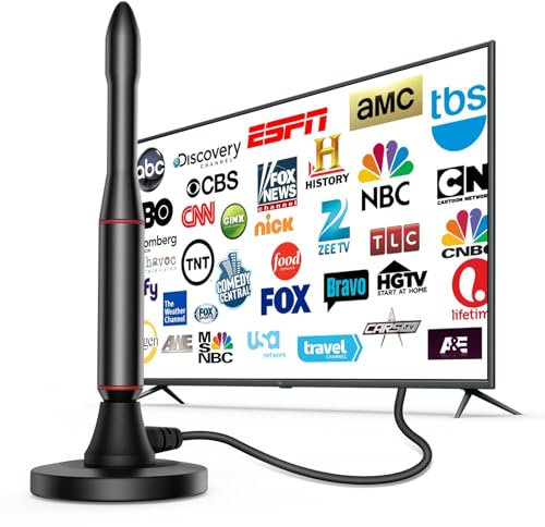 TV Antenna for Smart TV,Digital TV Antenna for Smart TV,HD Indoor TV Antenna, Antenna TV Digital HD Indoor,Television Antenna Perfect Long Range Reception for 4K 1080P Channels.