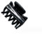 Lot de 12 mini pinces à cheveux de taille moyenne de 3 cm pour femmes et filles (noir)
