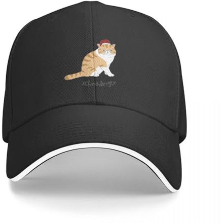 YCYLYLYC Unisex Baseball Schrüdinger Christmas Baseballmütze für Männer und Frauen Weihnachtsmann Lustige Mütze MIAU Geburtstag Derby Mütze Golfbekleidung Golf Hüte Laufkappe mit