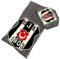 Generisch BJK 1903 Schal mit Mütze 2-teilig Set Acryl-Strick, Unisex, NEU - original lizensiert