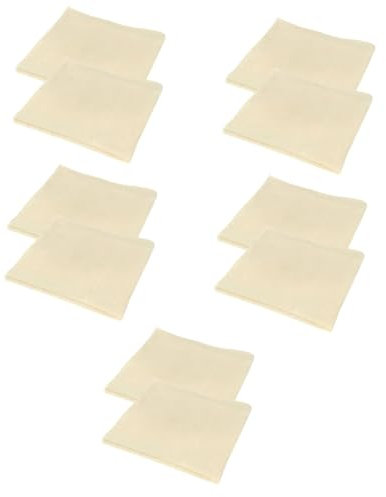 Amosfun 10 Piezas Paño Para Colar Filtro De Tela De Tofu Accesorios De Cocina Paños De Queso Para Colar Reutilizables Colador De Tela De Queso Coladores De Alimentos Gasa Para Colar Beige
