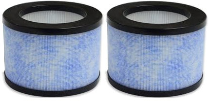 Wjelet 2 PCS DH-JH01/JH06 True HEPA Replacement Filter,Filter for CONOPU DH-JH01/DH-JH06 Air Purifier,Conopu Air Purifier Filter, Activated Carbon 4-Stage Filtration