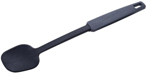 Fackelmann Kochlöffel 2K – Hitzebeständiger Küchenhelfer, Spülmaschinenfest, Umweltfreundlich, Grau, 294 X 60 X 12 mm, Designed in Germany