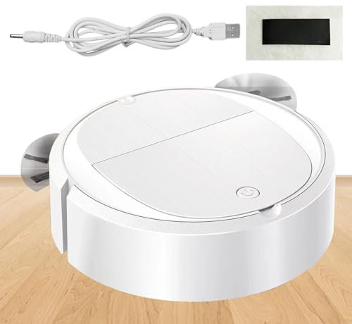 Limpiador Robótico Pequeño: Limpiador Robótico Compacto, Aspirador Robótico Silencioso | Robot De Piso Duro Asistente De Limpieza Del Hogar, Accesorio Para El Hogar Inteligente Ultralargo Robot De Man