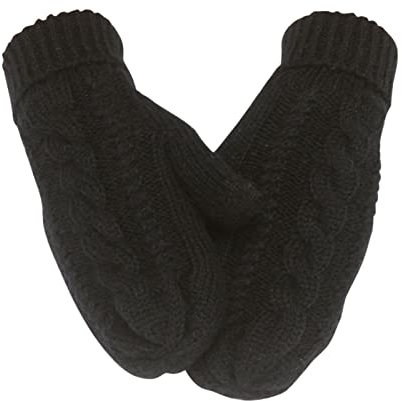 Herren Damen Handschuhe Winter Weihnachten Gepolsterte und verdickte Wollfutter Gestrickte Einfingerhandschuhe Warme und bequeme Touchscreen-SMS-Handschuhe Winddicht und kalt Outdoor Reiten Sport