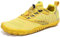 SAGUARO Scarpe Barefoot Minimaliste Uomo Donna Traspiranti Scarpe da Scogli Comode Leggere Scarpette Multisport per Trekking Trail Running Sport Acquatici Palestra, Giallo, 45 EU
